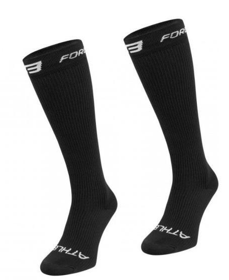 kompresní ponožky Force ATHLETIC KOMPRES, černé S-M/36-41