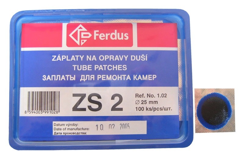 záplata FERDUS ZS2 průměr 25mm