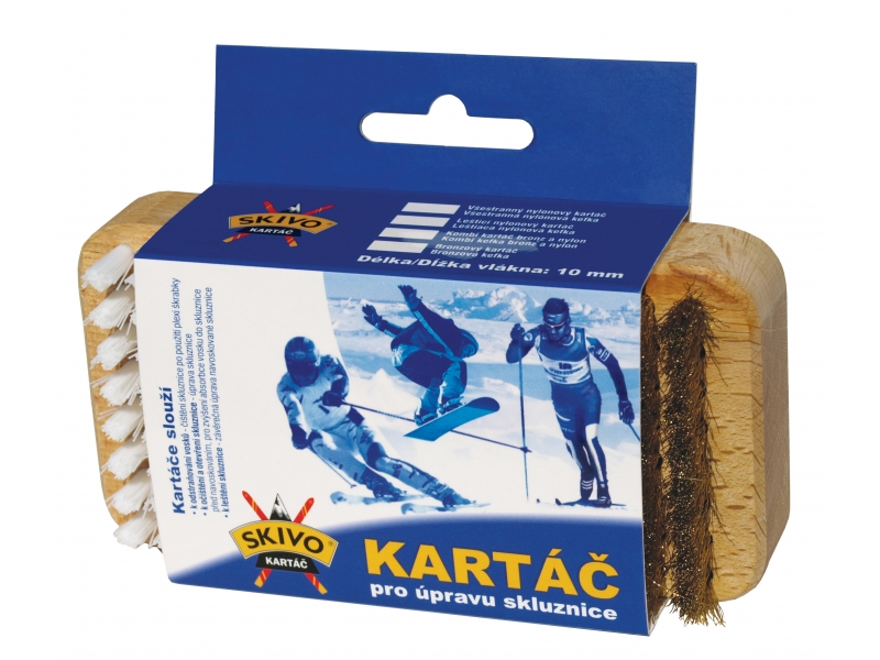 kartáč SKIVO kombinovaný nylon/bronz