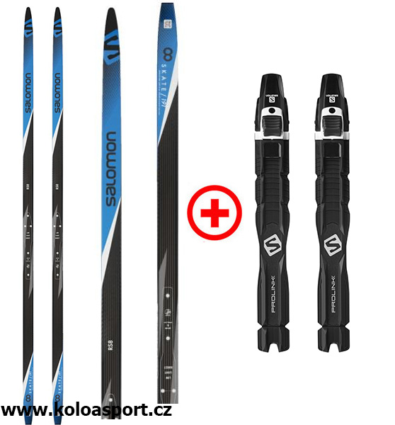 set běžky Salomon RS8 X-stiff+vázání Salomon Prolink Pro Skate 191cm 21/22