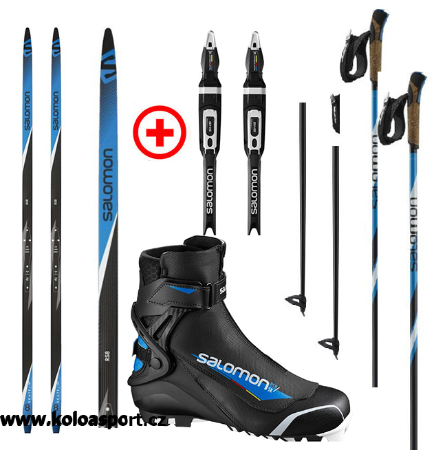 kompletní skate set běžky Salomon RS8 Skate+boty Salomon RS8+hole Salomon R30 