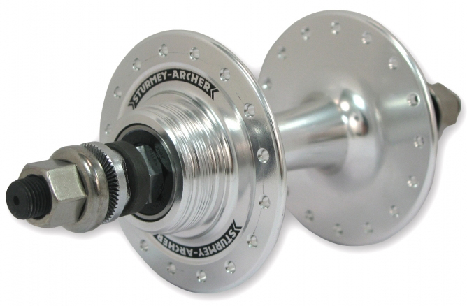 Zadní náboj Sturmey-Archer HBT30R 36d ALU stříbrný