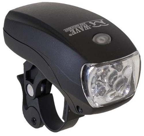 přední světlo M-Wave 5 LED + baterie