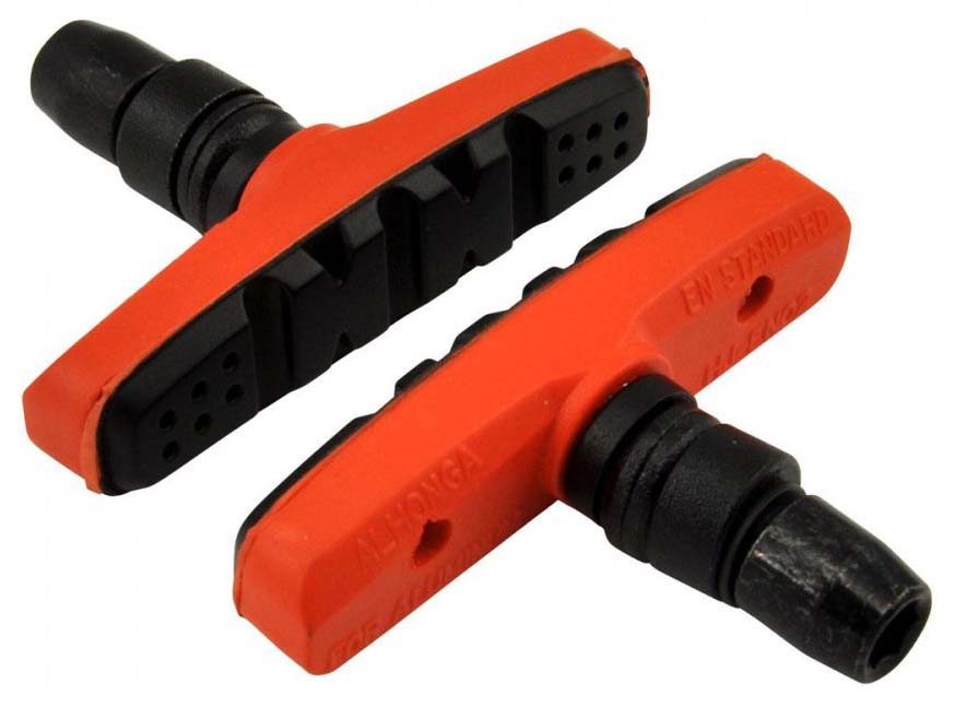 brzdové gumičky Longus V-Brake 60mm oranžové
